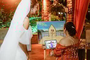 Clarissa Andrade - Pintura ao Vivo